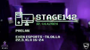 Stage142 PreLAN, yhdistyksen tapahtuma